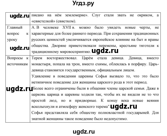 ГДЗ (Решебник) по истории 7 класс Андреев И.Л. / параграф номер / 30(продолжение 4)
