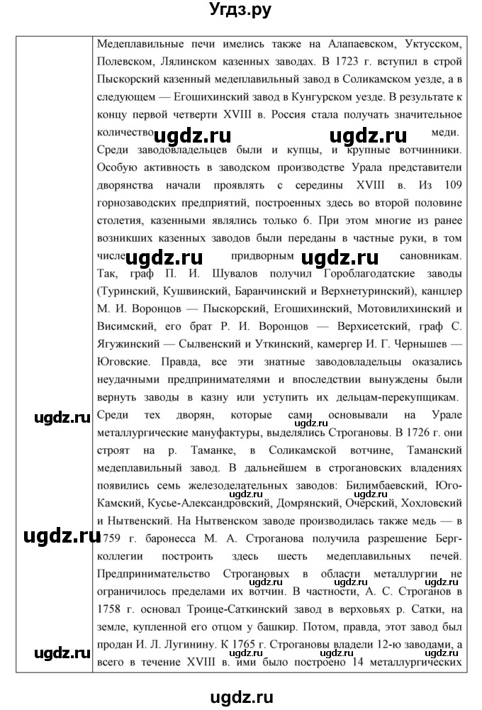 ГДЗ (Решебник) по истории 8 класс (рабочая тетрадь) Симонова Е.В. / итоги главы номер / 3(продолжение 7)