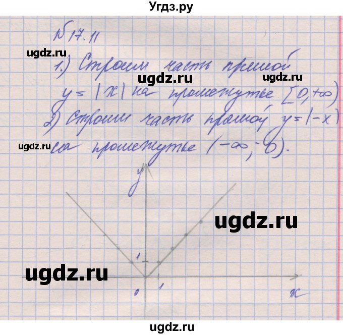 ГДЗ (Решебник) по алгебре 8 класс (рабочая тетрадь) Зубарева И.И. / параграф 17-номер / 17.11