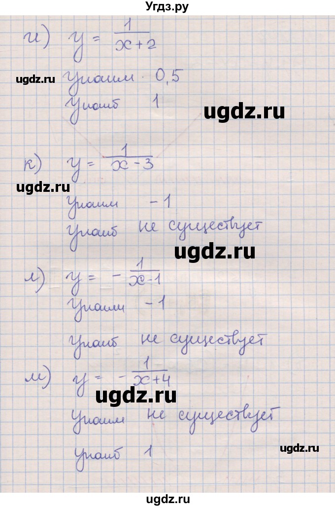 ГДЗ (Решебник) по алгебре 8 класс (рабочая тетрадь) Зубарева И.И. / параграф 21-номер / 21.7(продолжение 3)