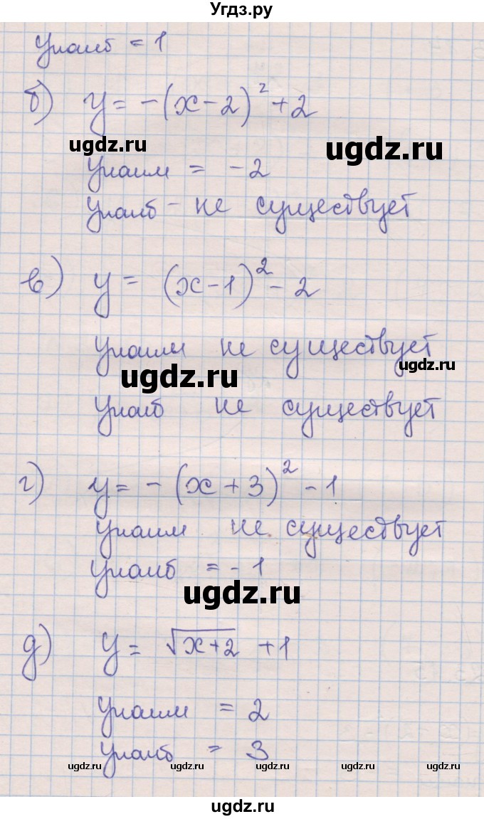ГДЗ (Решебник) по алгебре 8 класс (рабочая тетрадь) Зубарева И.И. / параграф 23-номер / 23.15(продолжение 2)