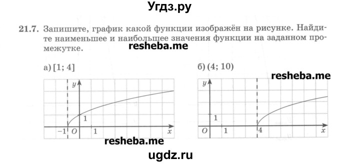 ГДЗ (Учебник) по алгебре 8 класс (рабочая тетрадь) Зубарева И.И. / параграф 21-номер / 21.7