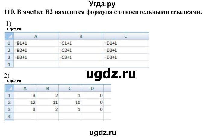 ГДЗ (Решебник) по информатике 9 класс (рабочая тетрадь) Босова Л.Л. / задание.№ / 110