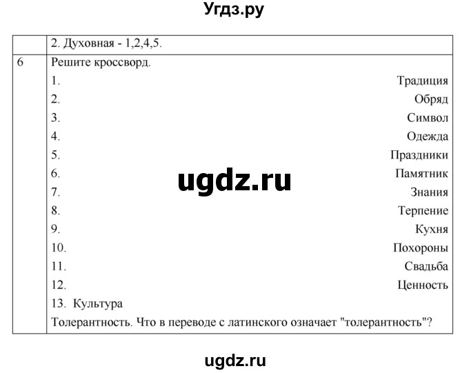 ГДЗ (Решебник) по обществознанию 6 класс (рабочая тетрадь) Соболева О.Б. / параграф номер / 22(продолжение 2)