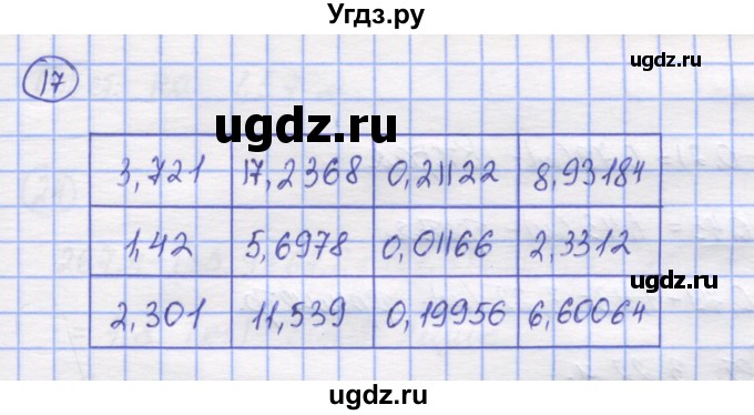 ГДЗ (Решебник) по математике 5 класс Козлов В.В. / глава 13 / параграф 3 / упражнение / 17