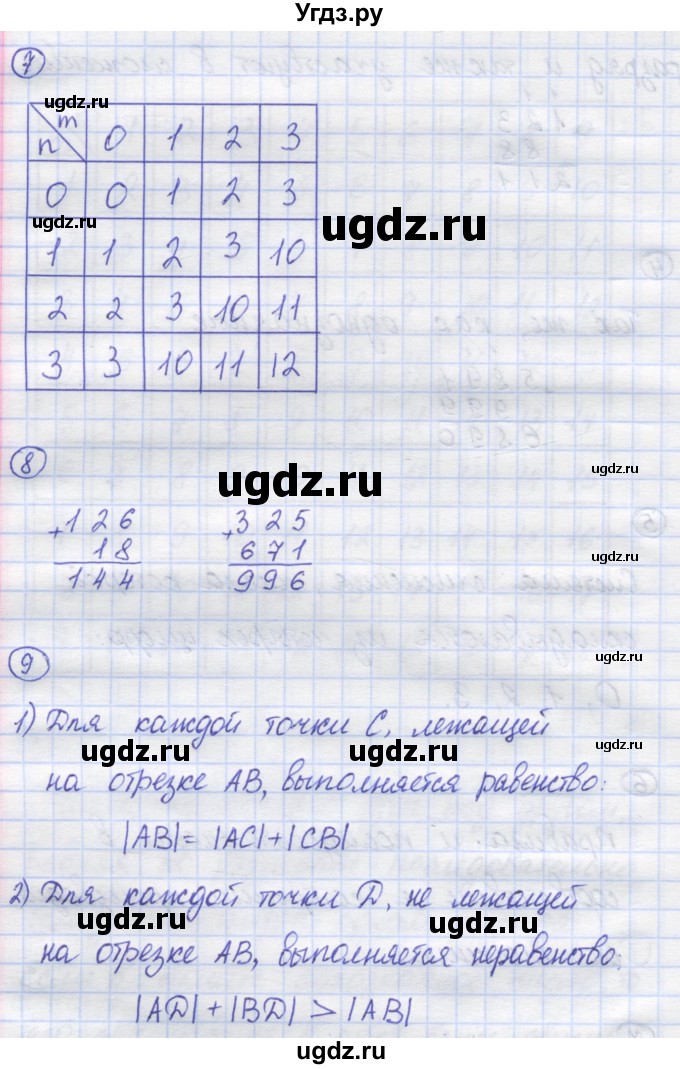 ГДЗ (Решебник) по математике 5 класс Козлов В.В. / глава 5 / вопросы и задания. параграф / 1(продолжение 7)