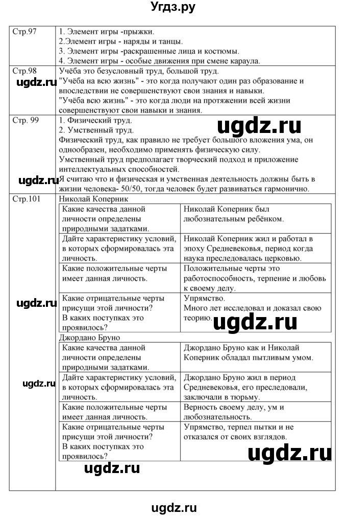 ГДЗ (Решебник) по обществознанию 6 класс Барабанов В.В. / параграф номер / 13-14(продолжение 4)