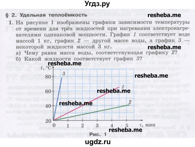 ГДЗ (Учебник) по физике 8 класс Генденштейн Л.Э. / олимпиадные задачи / параграф 2 / 1