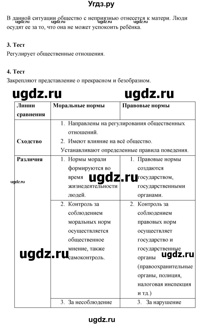 ГДЗ (Решебник) по обществознанию 7 класс (рабочая тетрадь) Федорова С.А. / параграф номер / 1(продолжение 2)