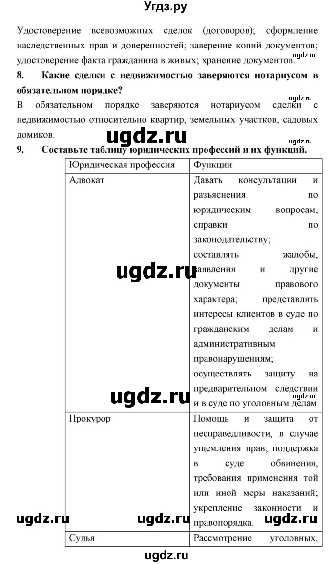 ГДЗ (Решебник) по обществознанию 8 класс Никитин А.Ф. / параграф номер / 32(продолжение 3)