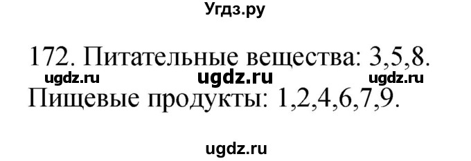 ГДЗ (Решебник к тетради 2019) по биологии 8 класс (рабочая тетрадь) Сонин Н.И. / номер / 172