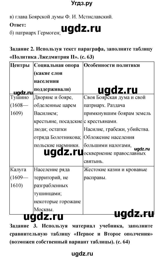 Тест по истории 16 параграф 6 класс