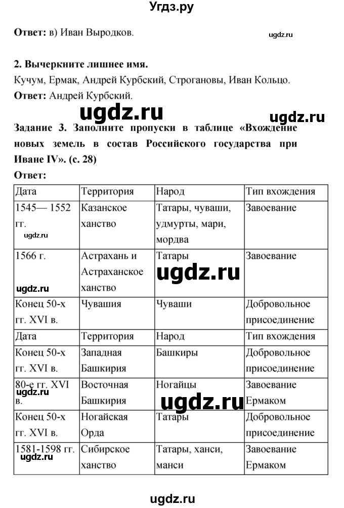 Гдз по истории россии 8 класс торкунова часть 2 информационно творческие проекты