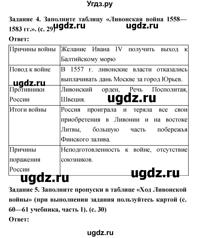 План по параграфу 25 по истории 8 класс