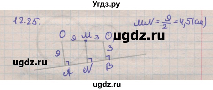 ГДЗ (Решебник) по геометрии 11 класс Мерзляк А.Г. / параграф 12 / 12.25