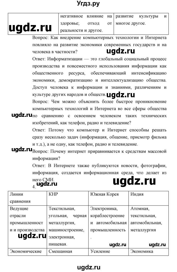 ГДЗ (Решебник) по истории 9 класс (тетрадь-тренажёр) Корунова Е.В. / страница номер / 108-111(продолжение 6)