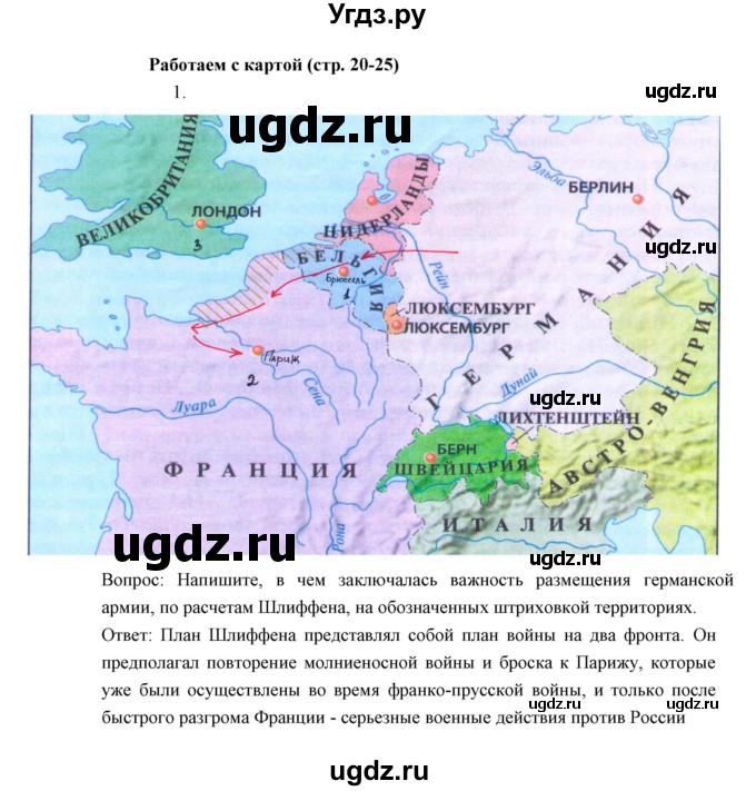 ГДЗ (Решебник) по истории 9 класс (тетрадь-тренажёр) Корунова Е.В. / страница номер / 20-25