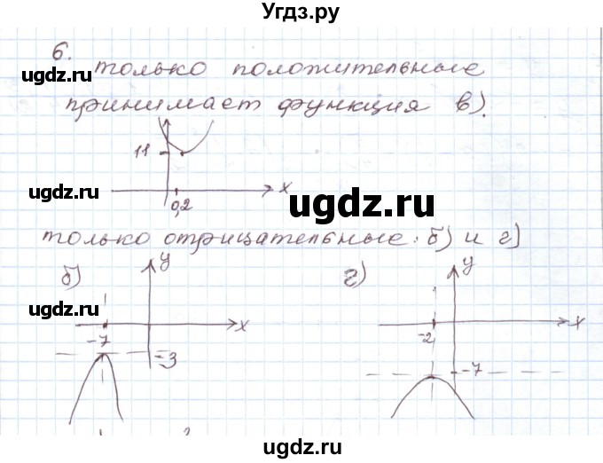 ГДЗ (Решебник) по алгебре 9 класс (дидактические материалы ) Евстафьева Л.П. / обучающие работы / О-12 номер / 6