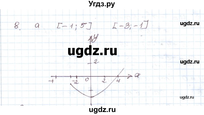 ГДЗ (Решебник) по алгебре 9 класс (дидактические материалы ) Евстафьева Л.П. / обучающие работы / О-8 номер / 8