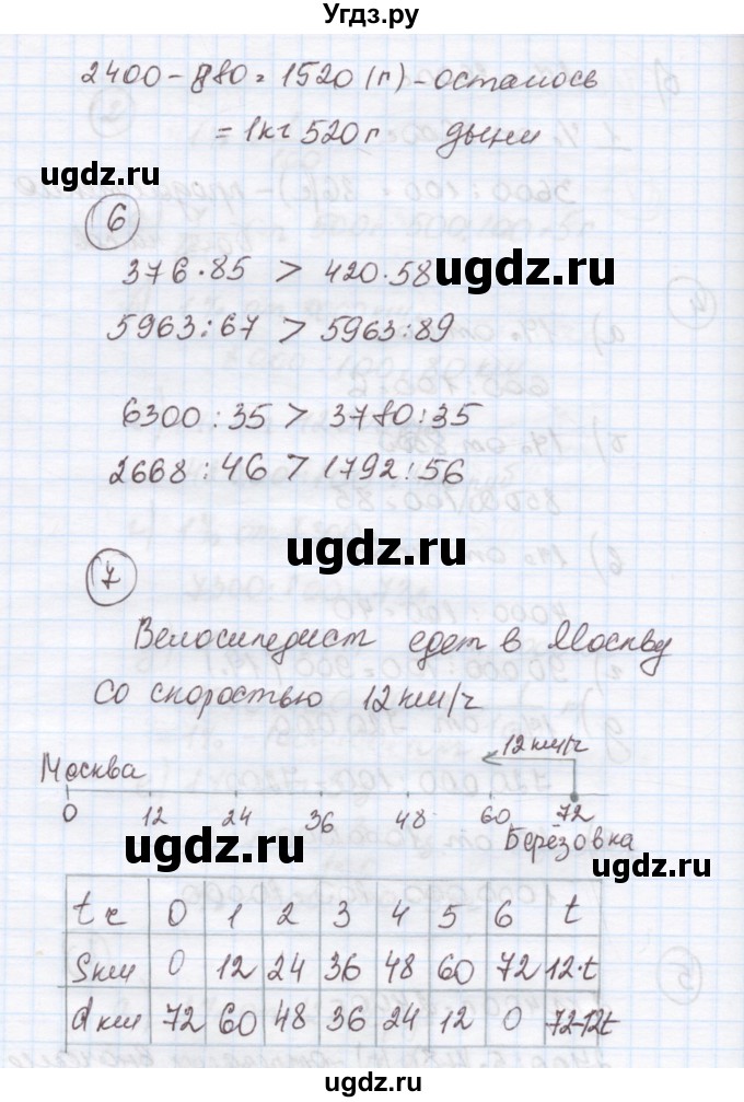 ГДЗ (Решебник к учебнику 2015) по математике 4 класс Петерсон Л.Г. / часть 1. страница / 72(продолжение 2)