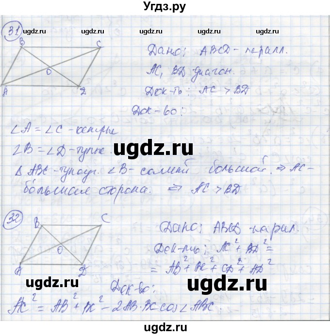 ГДЗ (Реешбник) по геометрии 9 класс (рабочая тетрадь) Мищенко Т.М. / страница номер / 21