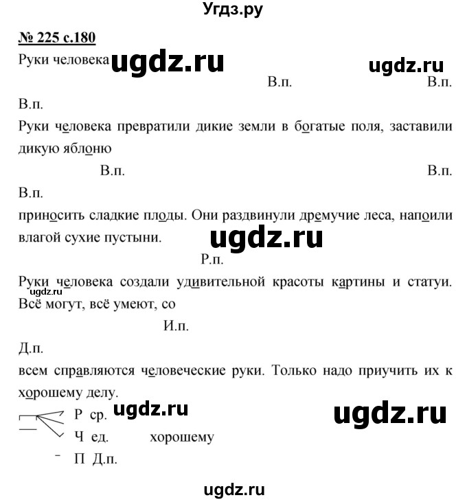 ГДЗ (Решебник) по русскому языку 4 класс Ломакович С.В. / упражнение / 225