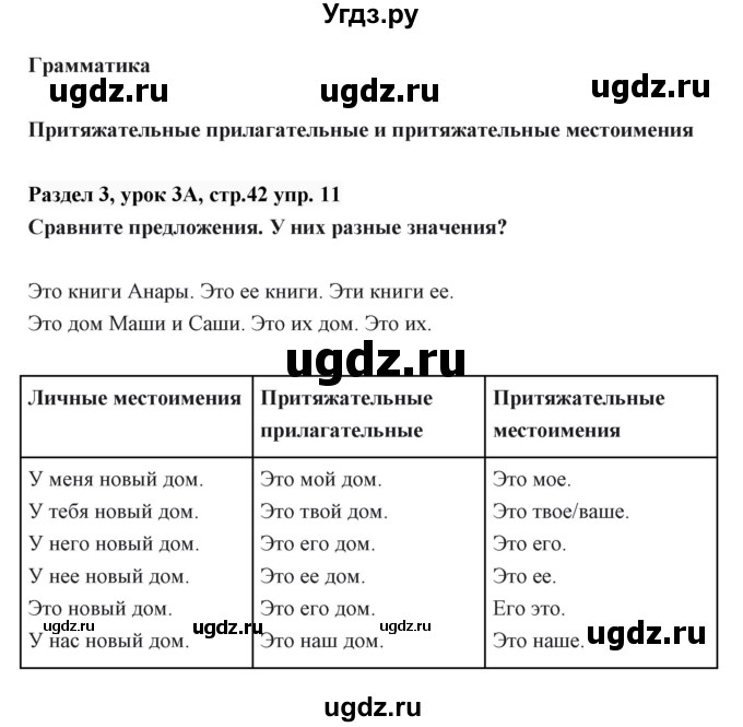 ГДЗ (Решебник) по английскому языку 6 класс Балута О.Р. / страница / 42