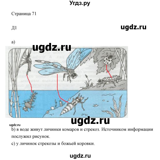 ГДЗ (Решебник) по информатике 2 класс Бененсон Е.П. / часть 1 (страницы) / 71