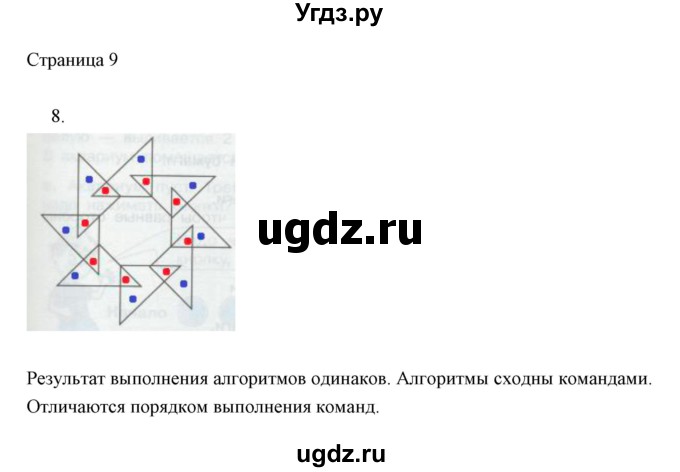 ГДЗ (Решебник) по информатике 2 класс Бененсон Е.П. / часть 2 (страницы) / 9