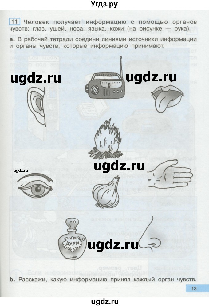 ГДЗ (Учебник) по информатике 2 класс Бененсон Е.П. / часть 1 (страницы) / 13