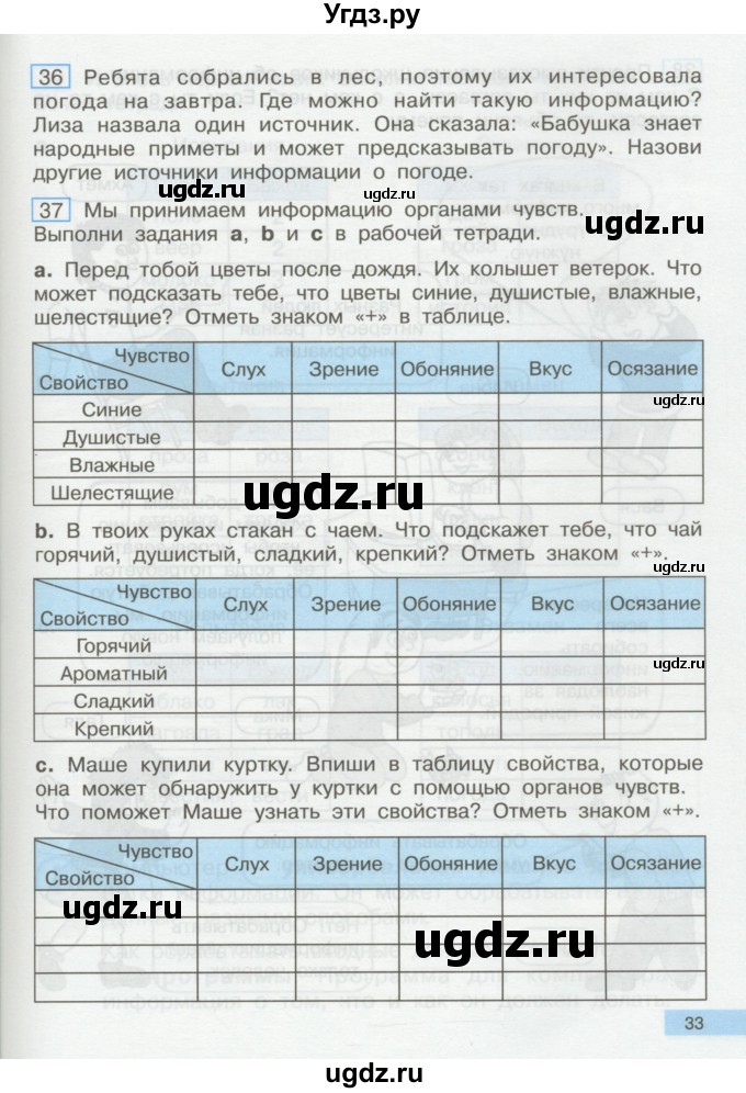 ГДЗ (Учебник) по информатике 2 класс Бененсон Е.П. / часть 1 (страницы) / 33