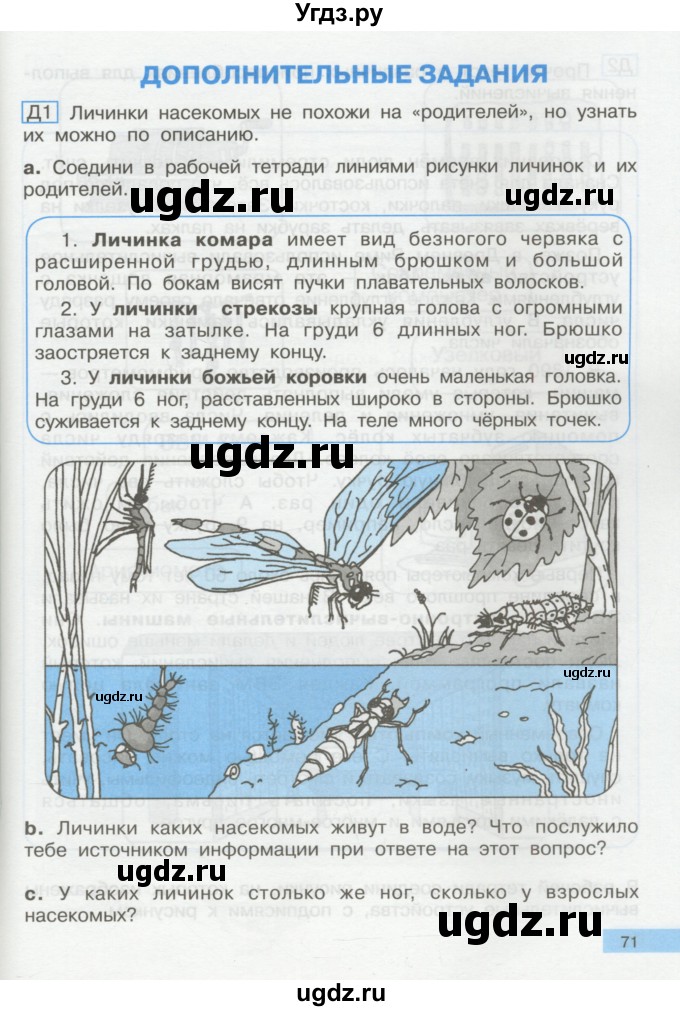 ГДЗ (Учебник) по информатике 2 класс Бененсон Е.П. / часть 1 (страницы) / 71