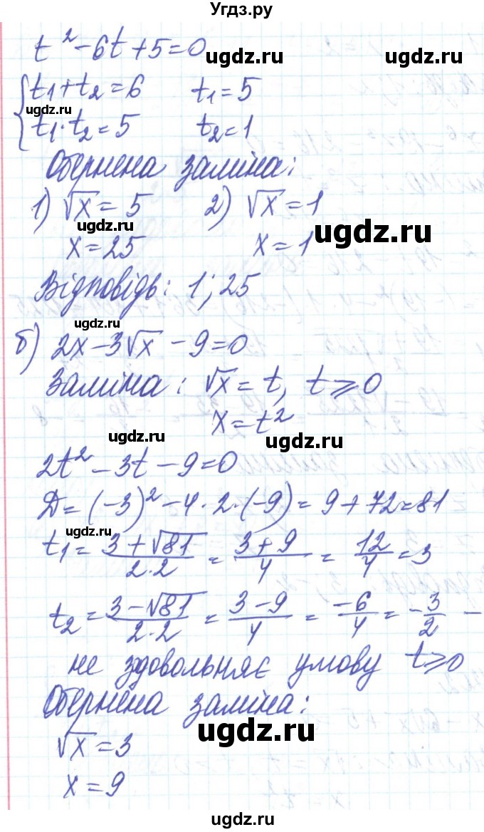 ГДЗ (Решебник) по алгебре 8 класс Бевз Г.П. / вправа / 1202(продолжение 2)