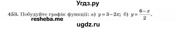 ГДЗ (Учебник) по алгебре 8 класс Бевз Г.П. / вправа / 453