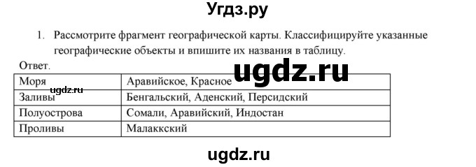 ГДЗ (Решебник) по географии 5 класс (тетрадь-практикум) Молодцов Д.В. / страница номер / 77(продолжение 2)