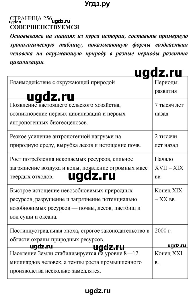 ГДЗ (Решебник) по биологии 11 класс Пасечник В.В. / параграф номер / 30(продолжение 9)