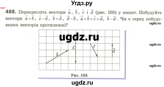 ГДЗ (Учебник) по геометрии 9 класс Ершова A.П. / завдання номер / 488
