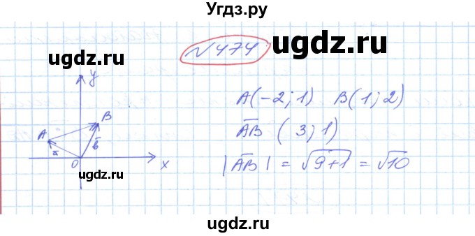 ГДЗ (Решебник №1) по геометрии 9 класс Ершова A.П. / завдання номер / 474