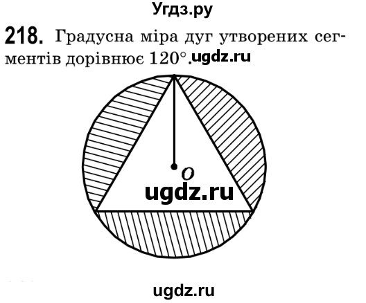 ГДЗ (Решебник №2) по геометрии 9 класс Ершова A.П. / завдання номер / 218