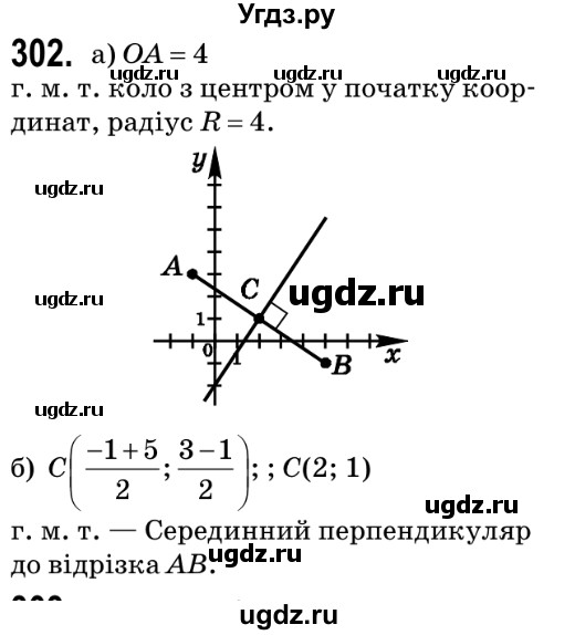 ГДЗ (Решебник №2) по геометрии 9 класс Ершова A.П. / завдання номер / 302