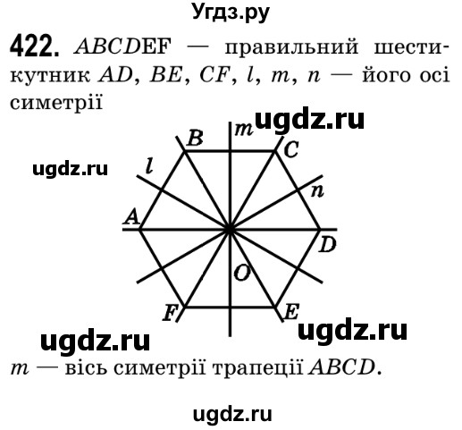 ГДЗ (Решебник №2) по геометрии 9 класс Ершова A.П. / завдання номер / 422