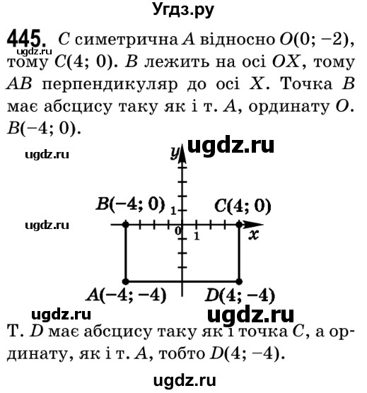 ГДЗ (Решебник №2) по геометрии 9 класс Ершова A.П. / завдання номер / 445