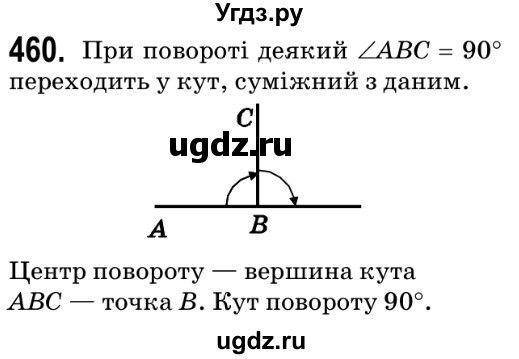 ГДЗ (Решебник №2) по геометрии 9 класс Ершова A.П. / завдання номер / 460