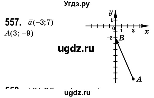 ГДЗ (Решебник №2) по геометрии 9 класс Ершова A.П. / завдання номер / 557