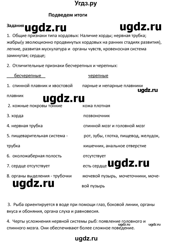 ГДЗ (Решебник) по биологии 8 класс Константинов В.М. / параграф номер / 34(продолжение 5)