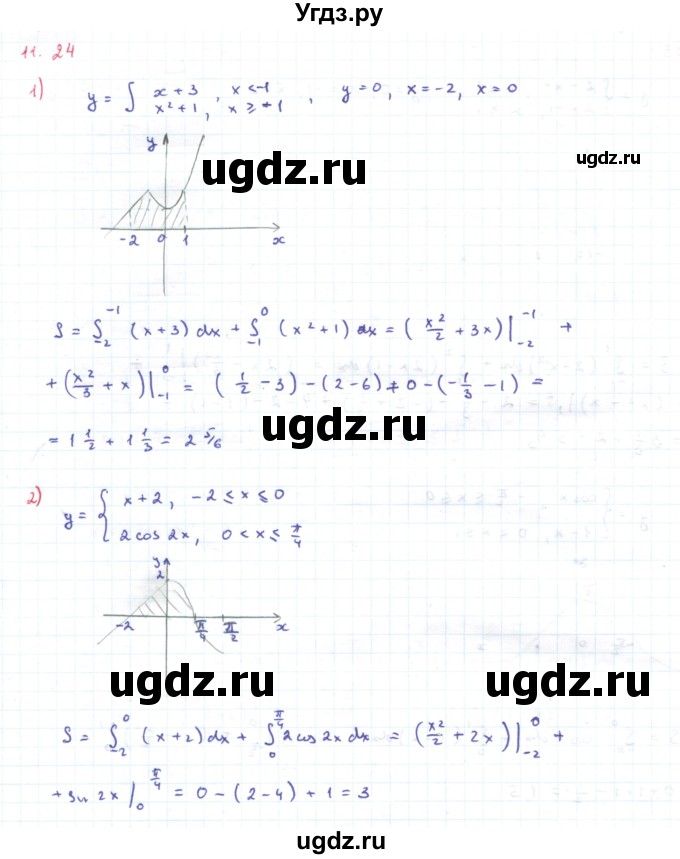 ГДЗ (Решебник) по алгебре 11 класс Мерзляк А.Г. / параграф 11 / 11.24