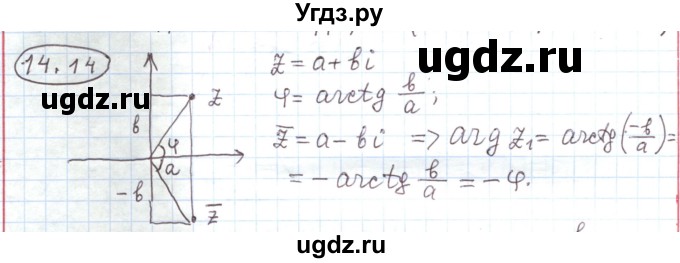 ГДЗ (Решебник) по алгебре 11 класс Мерзляк А.Г. / параграф 14 / 14.14