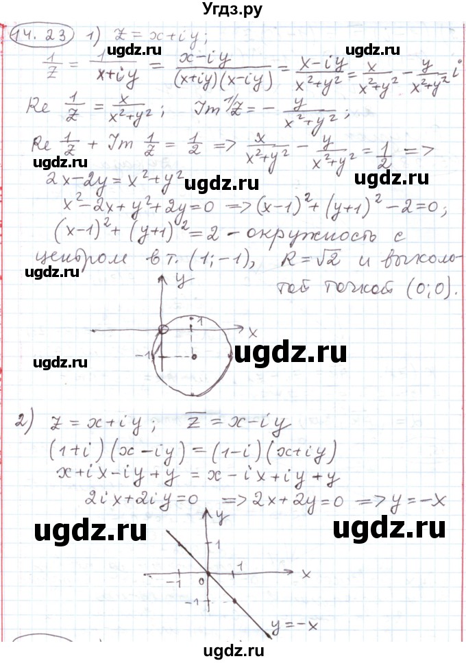 ГДЗ (Решебник) по алгебре 11 класс Мерзляк А.Г. / параграф 14 / 14.23