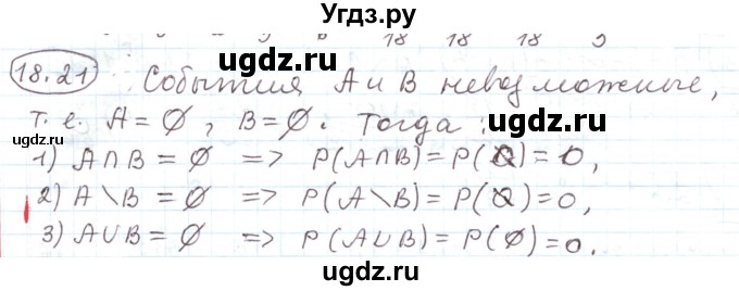 ГДЗ (Решебник) по алгебре 11 класс Мерзляк А.Г. / параграф 18 / 18.21