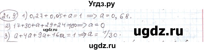 ГДЗ (Решебник) по алгебре 11 класс Мерзляк А.Г. / параграф 21 / 21.9